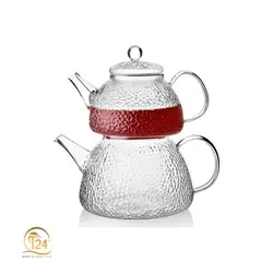 ست کتری و قوری پیرکس مدل یخی