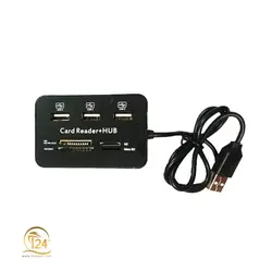هاب usb و رم ریدر  Combo مدل HY617