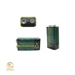 باتری کتابی 9 ولت مدل POWERFULCELL