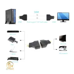 اکستندر Hdmi تحت شبکه به طول 30 متر