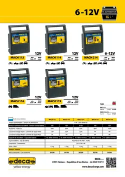 شارژر باتری دکا مدل MACH113 -دکا-DECA-ابزارآلات طلایی