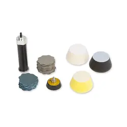 مجموعه ۷عددی پد پولیش و سنگ زنی پروکسون مدل ۲۹۰۷۰ - ابزار آلات طلایی | Proxxon