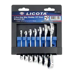 مجموعه 7 عددی آچار یک سر تخت یک سر رینگی لیکوتا  ARW-10MK01 - ابزار آلات طلایی - LICOTA