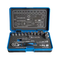 مجموعه 17 عددی آچار بکس لیکوتا مدل TSK-30001 - ابزار آلات طلایی -LICOTA