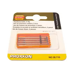 مجموعه 5عددی سری فرز پروکسون 28710 - ابزارآلات طلایی|Proxxon