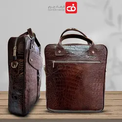 کیف نیم اداری دو دسته زیپ دار