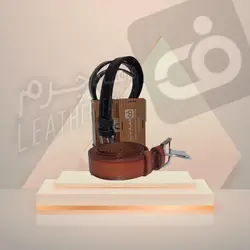 کمربند چرم طبیعی تبریز کد13