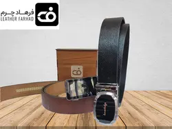 کمربند چرم طبیعی تبریز