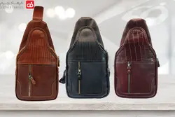 کیف دوشی چرم طبیعی بادی بگ