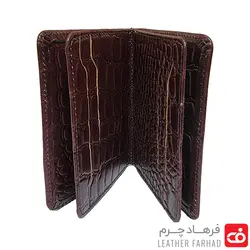 کیف جا کارتی کورکو چرم طبیعی