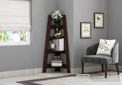 کتابخانه ایستاده 3 گوش