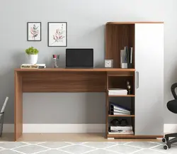 میز کامپیوتر مدل کتابخانه دار