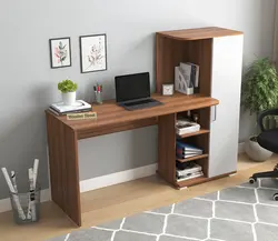 میز کامپیوتر مدل کتابخانه دار