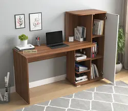 میز کامپیوتر مدل کتابخانه دار