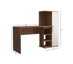 میز کامپیوتر مدل کتابخانه دار