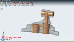 شبیه سازی ریخته گری ماسه ای در Inspirecast 2019