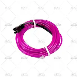 چراغ ال وایر لبه دار با ترانس 2 متری