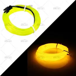 چراغ ال وایر لبه دار با ترانس 2 متری