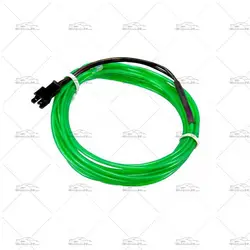 چراغ ال وایر لبه دار با ترانس 2 متری