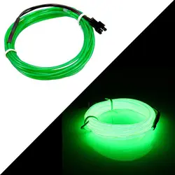 چراغ ال وایر لبه دار با ترانس 2 متری