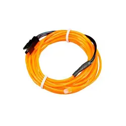 چراغ ال وایر لبه دار با ترانس 2 متری