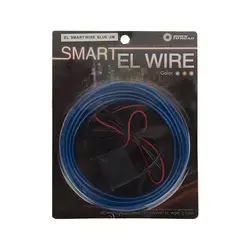 چراغ ال وایر لبه دار با ترانس 2 متری