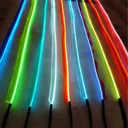 چراغ ال وایر لبه دار با ترانس 2 متری