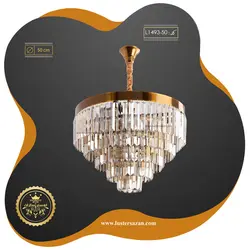 لوستر کریستال مدرن L1493-50 لوسترسازان