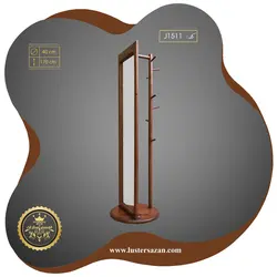 جالباسی و آینه چوبی j1511 لوسترسازان