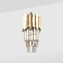 دیوارکوب مدرن کریستالی D1545 لوسترسازان