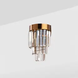 دیوارکوب مدرن کریستالی D1551 لوسترسازان