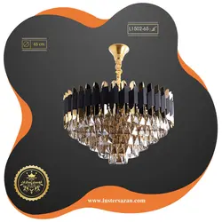 لوستر مدرن کریستال L1502-65 لوسترسازان