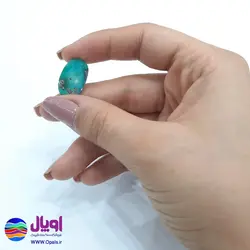 نگین فیروزه نیشابور بیضی 1.17 گرم