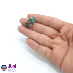 نگین فیروزه نیشابور بیضی 1.17 گرم