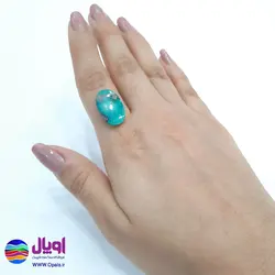 نگین فیروزه نیشابور بیضی 1.17 گرم