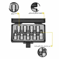 فروش ویژه و ارسال رایگان جعبه بکس تی فورس 4102 | ابزار پیشه