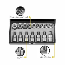 فروش و ارسال جعبه بکس و تورکس بکسی فورس 4171 | ابزار پیشه