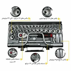 فروش اینترنتی جعبه بکس فورس 4412 اینچ و میلیمتر | ابزار پیشه