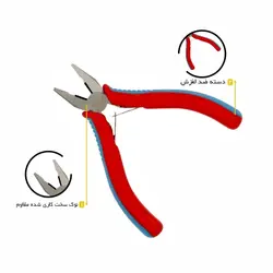 فروش بانازل ترین قیمت انبر دست مینی هزبرن 51304 | ابزار پیشه