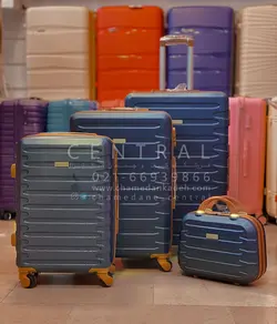 خرید چمدان کیودبل سایز متوسط از جنس پلی کربنات نشکن - چمدانکده