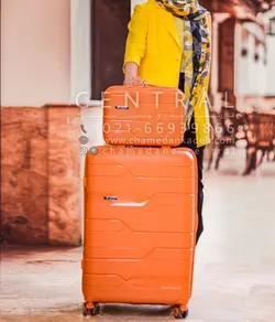 خرید چمدان آیلا اکسترا سایز بزرگ از جنس پلی کربنات نشکن - چمدانکده