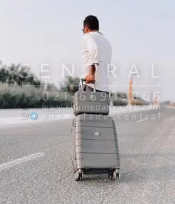 خرید چمدان دلار سایز متوسط از جنس پلی کربنات نشکن - چمدانکده