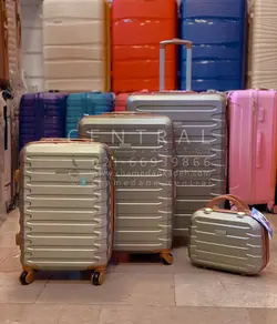 خرید چمدان کیودبل سایز کوچک از جنس پلی کربنات نشکن - چمدانکده