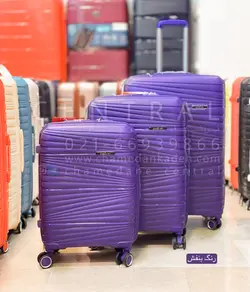 خرید چمدان دبل تو ست 3 تایی پلی کربنات نشکن - چمدانکده