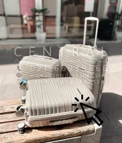 خرید چمدان دبل تو ست 3 تایی پلی کربنات نشکن - چمدانکده