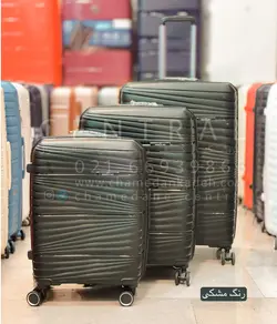 خرید چمدان دبل تو بزرگ از جنس پلی کربنات نشکن - چمدانکده