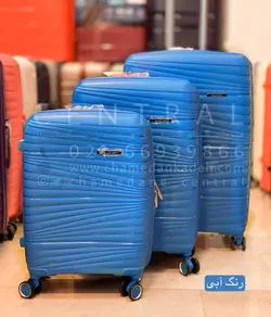 خرید چمدان دبل تو بزرگ از جنس پلی کربنات نشکن - چمدانکده