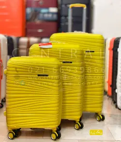 خرید چمدان دبل تو بزرگ از جنس پلی کربنات نشکن - چمدانکده