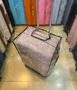 خرید کاور محافظ چمدان از جنس طلق شفاف و ضد آب - چمدانکده