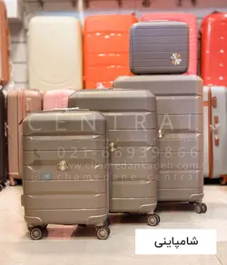 خرید چمدان آیلا پرو سایز متوسط سری جدید پلی کربنات نشکن - چمدانکده